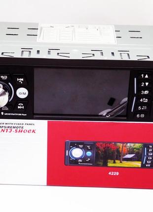 Автомагнитола mp5 pioneer 4229 экран 4.1 bluetooth av-in пульт на руль