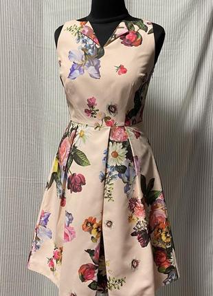 Жіноча сукня у квітковий принт ted baker2 фото