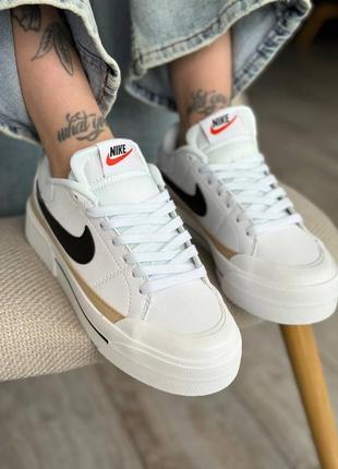 Кроссовки nike кожа