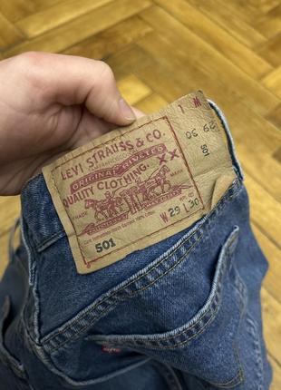 Вінтажні джинси levi’s 501, добрий стан оригінал сша7 фото