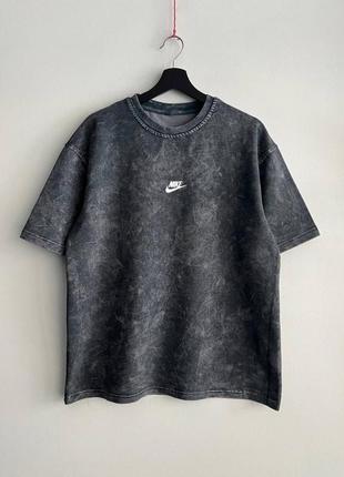 👹стильна брендова чоловіча жіноча футболка nike oversize👹