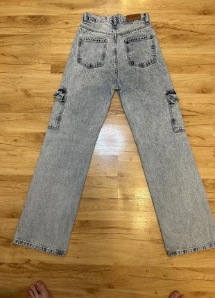 Жіночі джинси кльош, карго2 фото