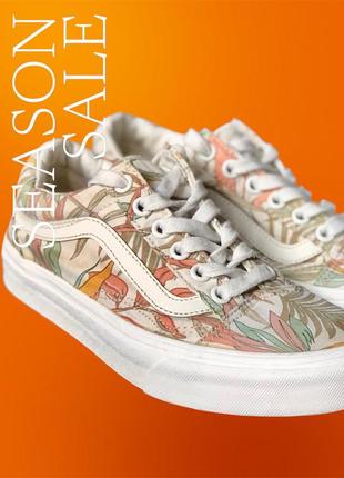 Кеди ванси з квітковим кольоровим принтом, розмір 35, vans