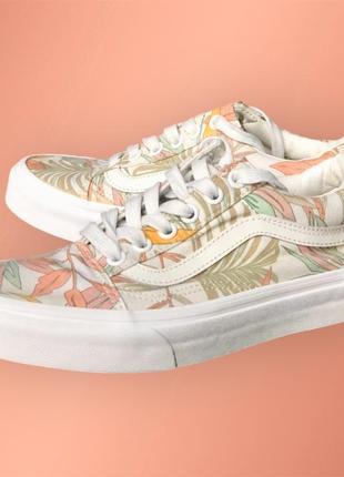 Кеди ванси з квітковим кольоровим принтом, розмір 35, vans3 фото