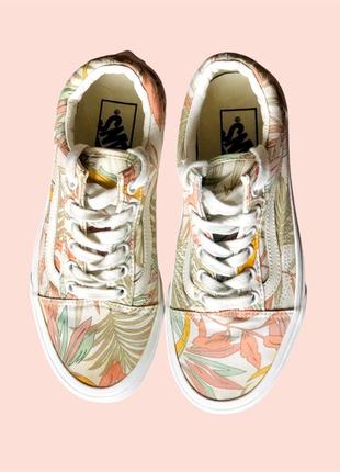 Кеди ванси з квітковим кольоровим принтом, розмір 35, vans6 фото