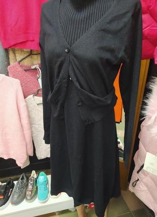 Костюм кашемір сукня + кофта жіночий 42-48 рр