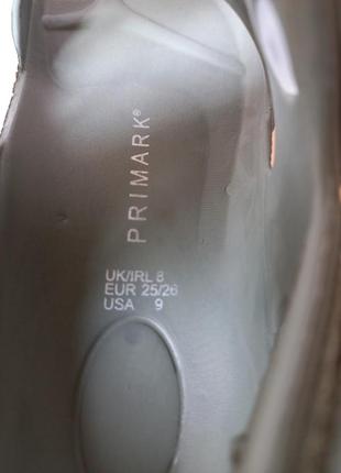 Классные босоножки сандалии primark 25-26 р. стелька 16,5 см6 фото