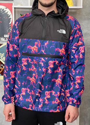 Мужской анорак the north face ветровка зе норт фейс весенняя осенняя демисезонная куртка тнф (b)
