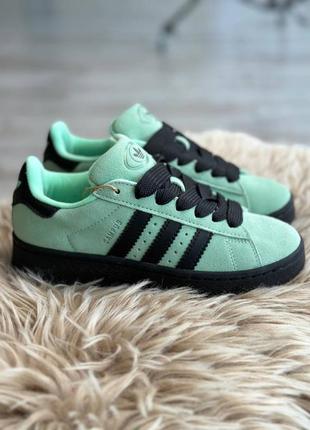 Кросівки adidas campus 00s mint замша1 фото