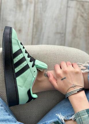 Кросівки adidas campus 00s mint замша6 фото