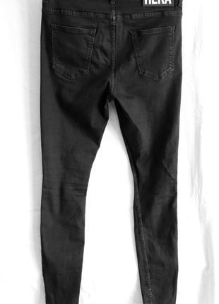 Черные женские джинсы рваные хлопок 92,5% котон размер 32r hera m-l 46-482 фото