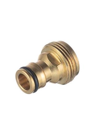 Адаптер латунний на конектор 1/2" із зовнішньою різьбою 3/4" storm intertool ge-1202