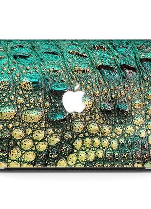 Чехол пластиковый для apple macbook pro / air кожа (leather) макбук про case hard cover прозрачный macbook air3 фото
