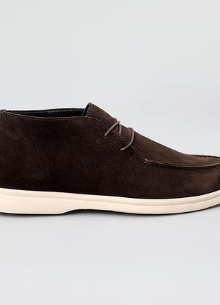 Лофери чоловічі замшеві байка 590552 коричневі