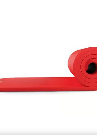 Килимок для йоги hop-sport hs-nb015gm nbr 1,5 см яскраво-червоний7 фото