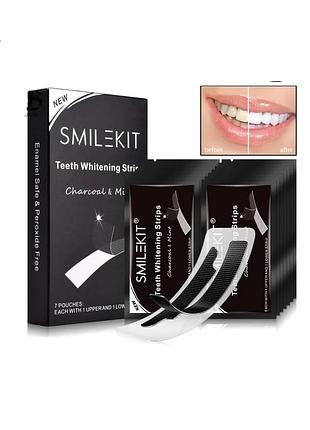 Отбеливающие полоски для зубов smilekit