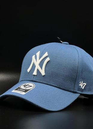 Оригінальна синя кепка 47 brand  mlb new york yankees