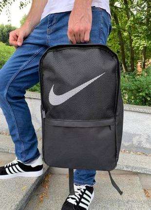 Рюкзак спортивний міський чоловічий жіночій чорний nike4 фото