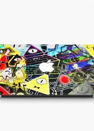 Чехол пластиковый для apple macbook pro / air гравити фоллз (gravity falls) макбук про case hard cover2 фото