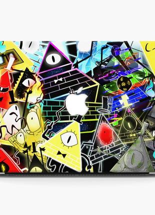 Чехол пластиковый для apple macbook pro / air гравити фоллз (gravity falls) макбук про case hard cover3 фото