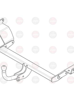 Фаркоп kia pro_ceed (hatchback 2012-2018)(фаркоп киа сид)vastol