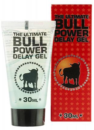 Пролонгирующий гель bull power delay gel east, 30 ml. maxx shop