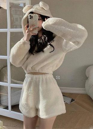 Мягкие пижамы с ушками из которых не захочется вылезать ☺️9 фото