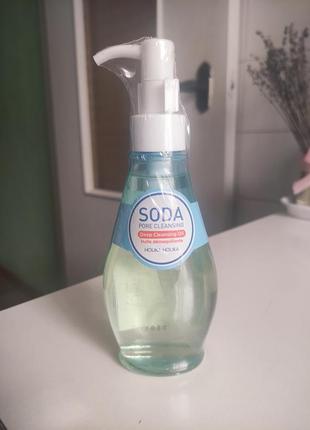 Гидрофильное масло holika holika soda tok tok clean pore deep cleansing