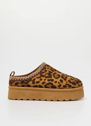 Угги женские леопардовые