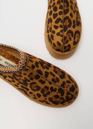 Угги женские леопардовые