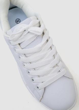 Кеди жіночі на шнурках, колір білий, 248rh187-15 фото