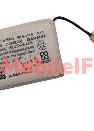 Аккумулятор батарея garmin 010-01879-00, 010-02602-01, inreach mini, inreach mini 2, 361-00114-00, 1250mah