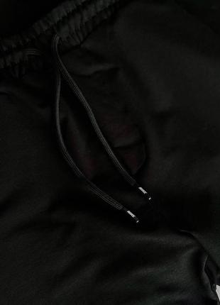 Мужской летний костюм nike футболка + штаны черный комплект найк на лето (b)4 фото