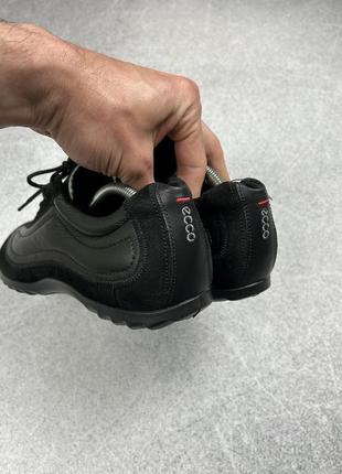 Ecco кроссовки кожа классические спортивные туфли комфортные5 фото