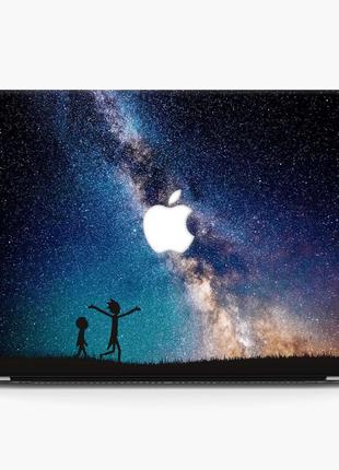 Чехол пластиковый для apple macbook pro / air рик и морти (rick and morty) макбук про case hard cover macbook3 фото