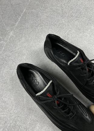 Ecco кроссовки кожа классические спортивные туфли комфортные6 фото