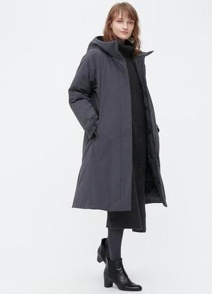 Зимнее пуховое пальто ultra warm uniqlo