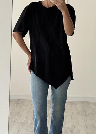Футболка майка асиметрична zara4 фото