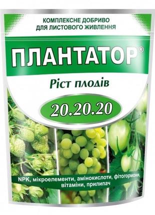 Добриво плантатор ріст плодів npk 20-20-20, 1 кг, кіссон