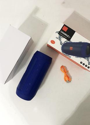 Акустическая система jbl charge2+ j2 (аналог) цвет: синий6 фото