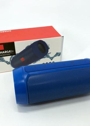 Акустическая система jbl charge2+ j2 (аналог) цвет: синий10 фото