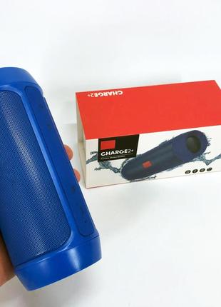 Акустическая система jbl charge2+ j2 (аналог) цвет: синий9 фото