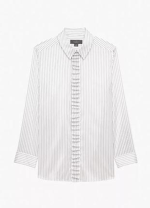 Полосатая рубашка жебо stefano pelati x zara.