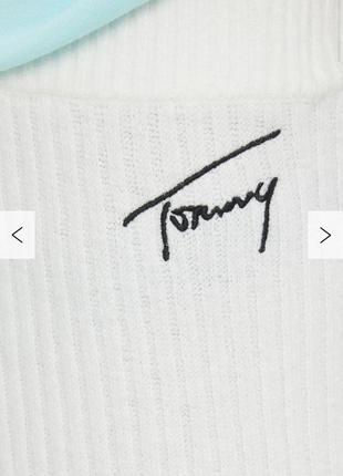 Брюки tommy jeans tommy hilfiger трикотажные вязаные высокая посадка штани4 фото