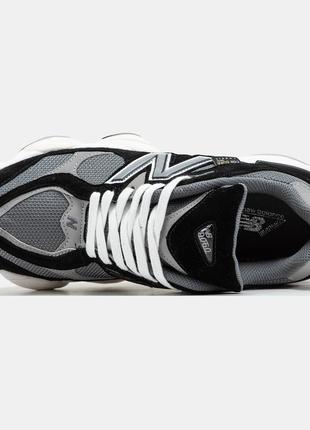 Мужские кроссовки new balance 9060 cordura black grey white 41-42-43-44-45-46