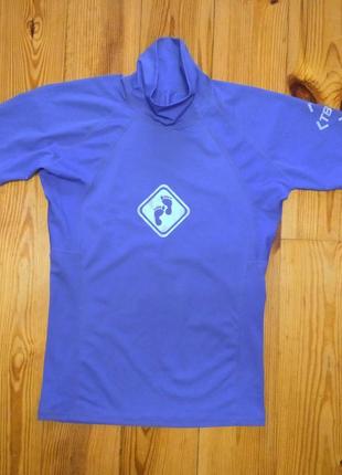 Купальна чоловіча сонцезахисна пляжна футболка рашгард для плавання для моря басейну відпочинку