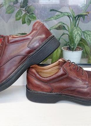 Супер - мягкие и легкие прочные кожаные туфли " clarks ® flexlight "  оригинал. 44 р