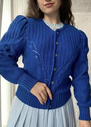 Винтажный кардиган шерсть moschen modell