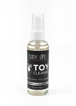 Очиститель для секс игрушек easy life toy cleaner 50 ml. maxx shop
