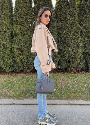 Трендовий короткий тренч zara оригінал4 фото